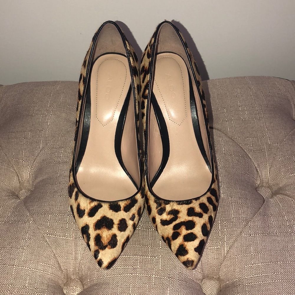 ALDO Leopard print heels